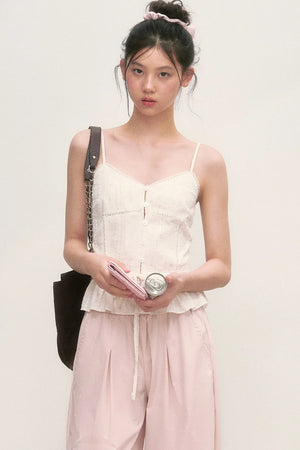 Floral Lace Camisole Top Set-Up