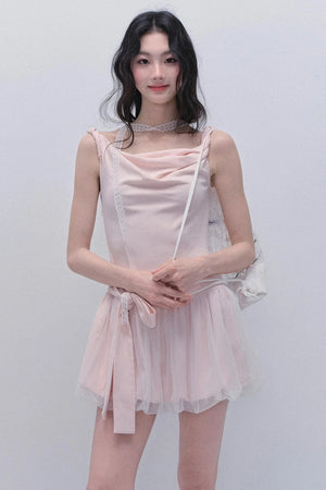 Floral Mesh Dress
