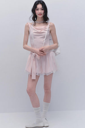 Floral Mesh Dress
