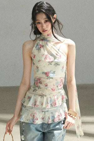 Floral Off-Shoulder Summer Dress Set-Up
