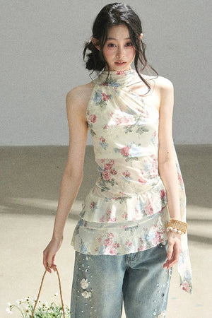 Floral Off-Shoulder Summer Dress Set-Up