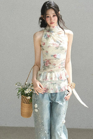 Floral Off-Shoulder Summer Dress Set-Up