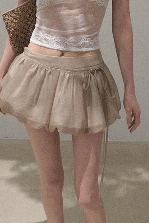 Floral Peplum Culottes Skirt Set