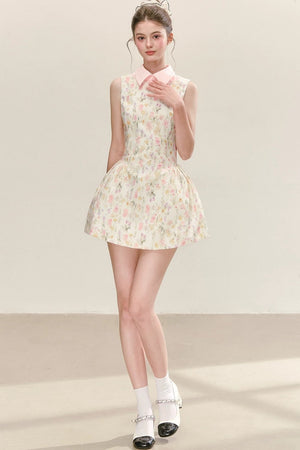 Floral Pleated Summer Dress