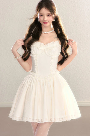 Floral Print Waist-Cinching Princess Dress
