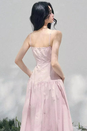 Floral Strap Vacation Dress