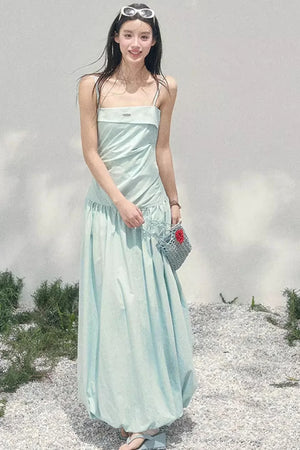 Floral Strap Vacation Dress