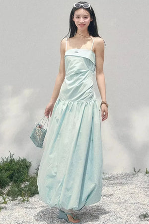 Floral Strap Vacation Dress