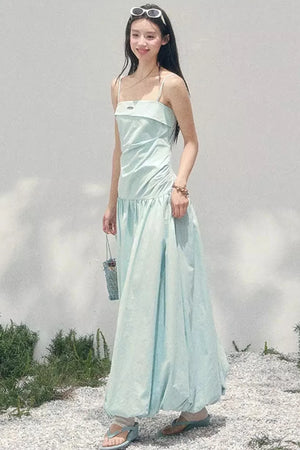 Floral Strap Vacation Dress