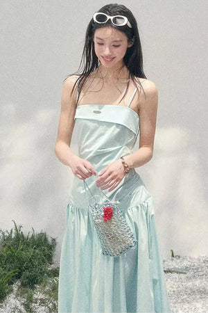 Floral Strap Vacation Dress