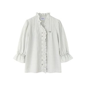 Flower Day Plaid Shirt