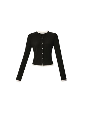 Flower Knit Cardigan