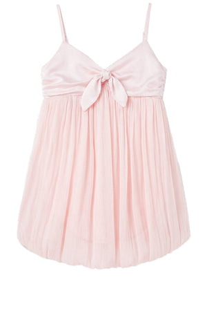 Flowing Puffy Flower Bud Camisole Top Set-Up