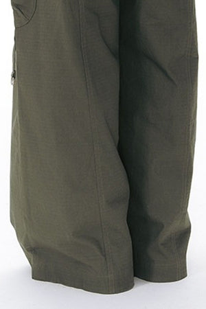 Foldable Hem Wide Leg Pants