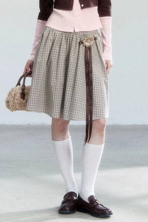 Fragile Flower Midi Skirt
