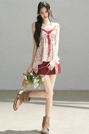 Fragments of Berries Floral Top