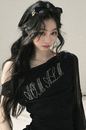Fragrant Starlight Off-Shoulder Top