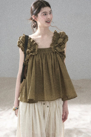 Free as the Wind Puff Blouse