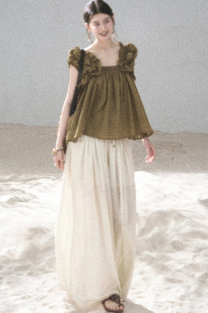 Free as the Wind Puff Blouse
