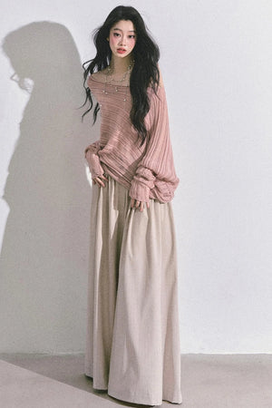 French Autumn Knit Top
