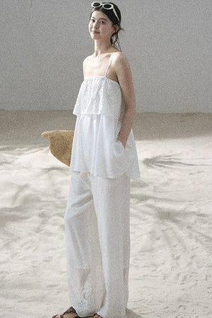 French Chiffon Lace Top Set-Up