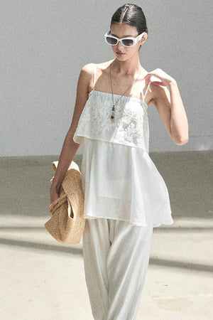 French Chiffon Lace Top Set-Up
