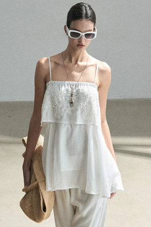 French Chiffon Lace Top Set-Up