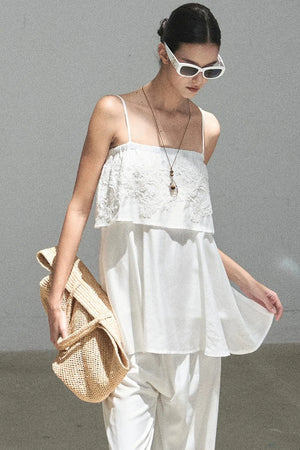 French Chiffon Lace Top Set-Up