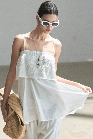 French Chiffon Lace Top Set-Up