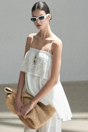 French Chiffon Lace Top Set-Up