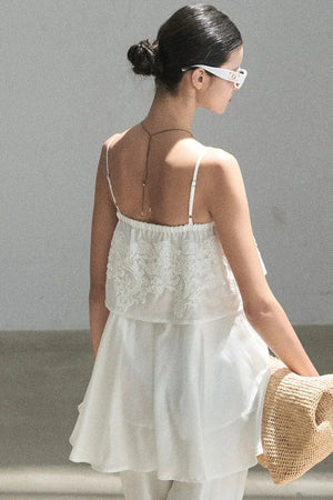 French Chiffon Lace Top Set-Up