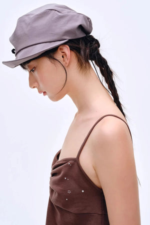 French Curved Pleated Camisole