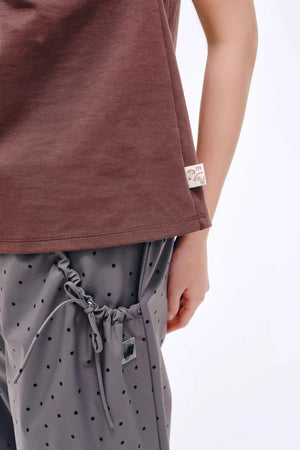 French Curved Pleated Camisole