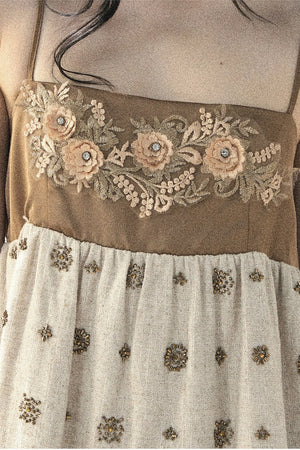French Floral Babydoll Dress