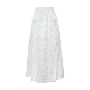 French Floral Lace Skirt