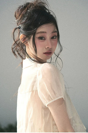 French Floral Lace Two-Piece Set-Up
