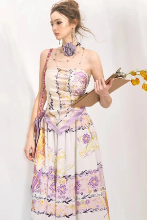 French Floral Resort Skirt Set-Up