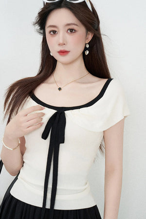 French Knit Summer Top