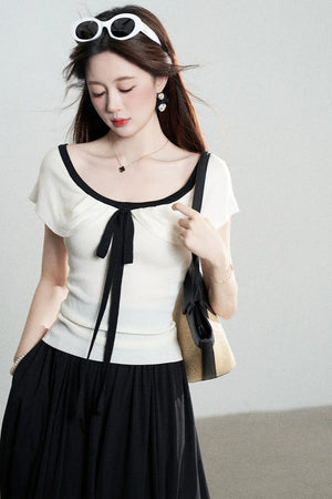 French Knit Summer Top