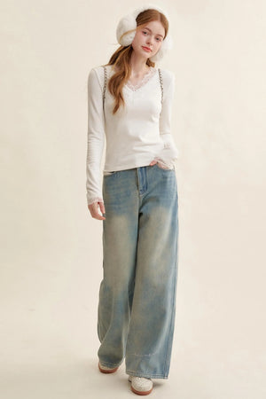 French Lace Base Top