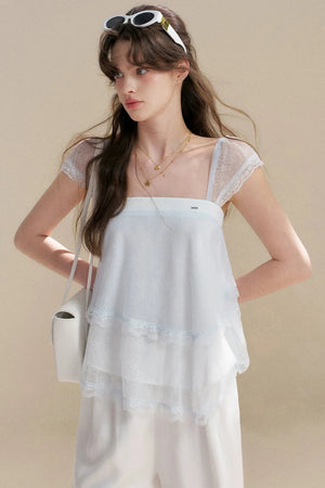 French Lace Irregular Camisole