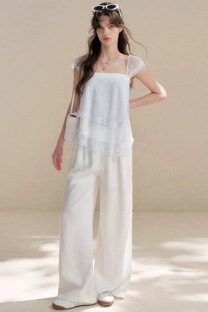French Lace Irregular Camisole