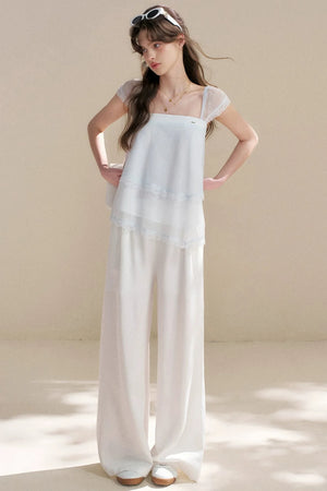 French Lace Irregular Camisole
