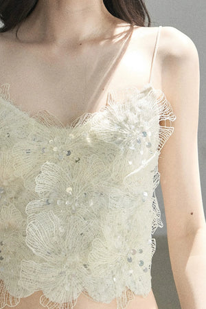 French Lace Knitted Top Set-Up