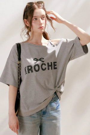 French Lace Off-Shoulder Top