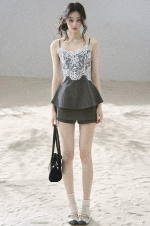French Lace Summer Suit Set-Up
