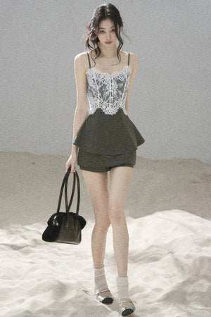 French Lace Summer Suit Set-Up