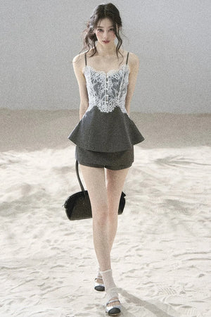 French Lace Summer Suit Set-Up