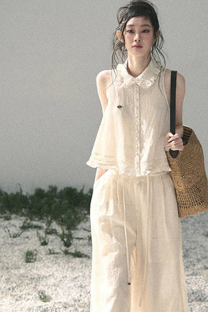 French Lace Top and Bud Skirt Set-Up