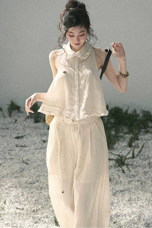 French Lace Top and Bud Skirt Set-Up